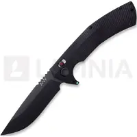 ANV Knives Couteau pliant A400 BB - DLC Black Sleipner - G10, noir