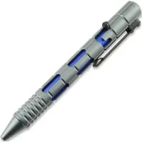 Maxace Stylo tactique Judge 3.0, Gray/Blue Aluminum