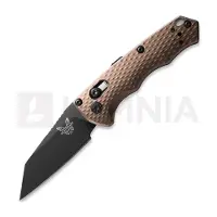 Benchmade Couteau pliant Auto Full Immunity, flat dark earth aluminum