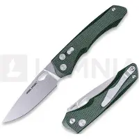 RealSteel Couteau pliant Griffin Pro Green Natural Micarta
