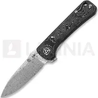 QSP Knife Couteau pliant Hawk Damascus