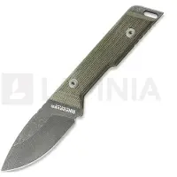 NN Knives Couteau Proto Wild Drop Point NC Milled, Green Micarta