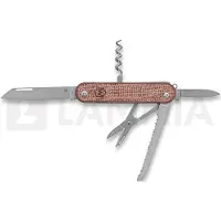 Mercury Couteau pliant Duca 5 - Elmax - Red Burlap Micarta