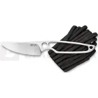 MKM Knives MKM Makro 1 Droppoint MA01-PABK Satin M390, Black Paracord Handle, couteau fixe, Jesper Voxnaes design