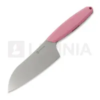 Maxace Couteau de cuisine Fang Hunt, Pink G-10