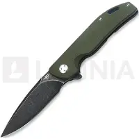 Bestech Couteau pliant Bison G10, green/black