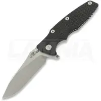 Hinderer Couteau pliant Eklipse 3.5 Slicer, S45VN Stonewash, noir