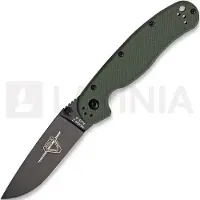 Ontario Couteau pliant RAT-2, noir, vert
