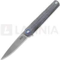 MKM Knives Couteau pliant Flame L, Drop Point, BC Micarta