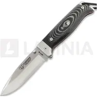 Cudeman Couteau pliant MT6 Black Micarta
