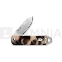The James Brand Couteau pliant The Elko - Desert Tortoise / Stainless / Eco-Acetate / Straight