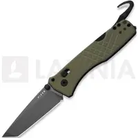 Kizer Cutlery Couteau pliant Aegis T AEB-L, OD Green G-10, Stonewash