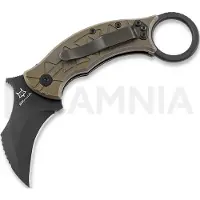 Fox knives Couteau pliant Marcaida Tribal Karambit, Titanium