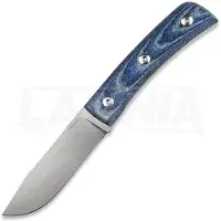 Straight Line Couteau Buster - Stonewashed - Denim Canvas Micarta