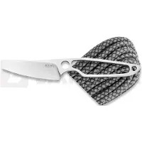MKM Knives MKM Makro 2 Sheepsfoot MA02-PABG Satin M390, Black Grey Paracord Handle, couteau fixe, Jesper Voxnaes design