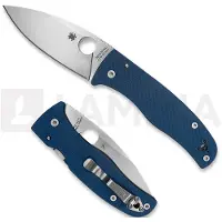 Spyderco Couteau pliant Bodacious Cobalt Blue G10 CPM SPY27