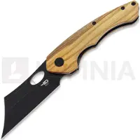 Bestech Couteau pliant Skirmish - Blackwash - Olivewood