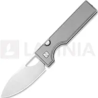 Kizer Cutlery Couteau pliant Little Ringbo AEB-L, Gray Aluminum, Satin