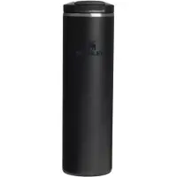 Stanley Mug isotherme Transit Fliptop Black – 470 ml, noir