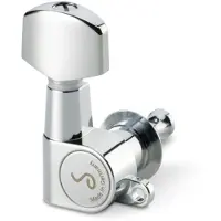Schaller M6 Mini 3L/3R solid 21,7 Chrome Mécanique pour guitare