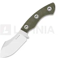 Kizer Cutlery Couteau Rook AEB-L, Green Micarta, Satin