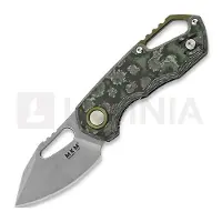 MKM Knives Couteau pliant Isonzo Clip Point SW, Jungle Wear CF