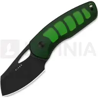 Kizer Cutlery Couteau Hornet 14C28N, Green Acrylic, Black PVD & Stonewash