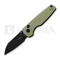 Kizer Cutlery Couteau pliant Parakeet Nitro-V, Glow In the Dark G-10, Black PVD