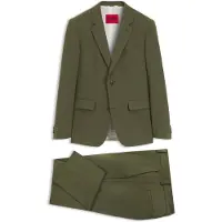 HUGO Costume deux pièces Slim en laine mélangée stretch
