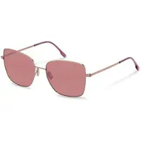 Rodenstock R1446 Square Woman Sunglasses Rose Smoke Multilayer Red/CAT2 Femme