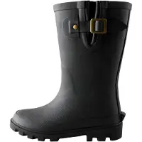 Next Bottes en caoutchouc noir