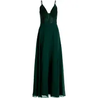 Vera Mont Robe de soirée vert foncé