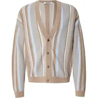 Drykorn Vestes en maille 'ELDARO' beige / bleu clair / noisette / blanc