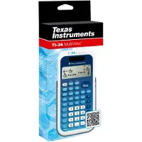 Texas Instruments Ti 34 Multiview Calculator Blanc,Bleu