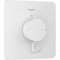 Hansgrohe robinet thermostatique encastré Ecostat Comfort Q, pour une seule sortie, finition blanc mat