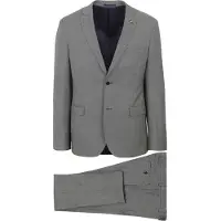 Suitable Costume Lucius Birdseye Mix Laine Gris