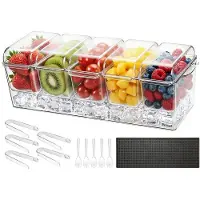 Vevor Saladette à Poser 5 Compartiments