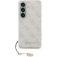 GUESS - Hardcase 4G Classic Logo Charm (GUHMS26SGF4GPI) - Samsung Galaxy S26 - Pink (Samsung Galaxy S26), Coque pour téléphone portable, Pink