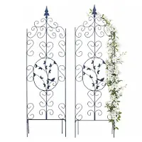 Relaxdays Tuteur pour plantes grimpantes (116 cm, 35 cm)