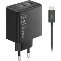 Lenovo Chargeur Double USB-C 65 W GaN