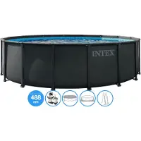 Intex Ø 488 x 122 cm Ultra XTR Frame Kit Piscine Ronde - modèle 2026