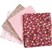 Creativ Company Tissu patchwork rose 45x55cm, 4pcs.