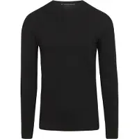 Garage T-Shirt Simple Manches Longues Stretch Noir