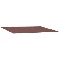 vidaXL Tissu de remplacement pour store, marron, 450 x 300 cm, polyester