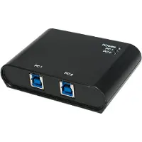 Logilink USB 3.0 Sharing Switch - commutateur de partage des périphériques USB - 2 ports