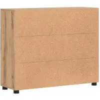 vidaXL Meuble de rangement FLORIN, 88,5 x 30,5 x 73 cm, finition chêne artisanal