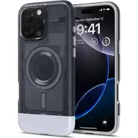 Spigen Classic C1 (MagFit) (Apple iPhone 16 Pro), Coque pour téléphone portable, Gris
