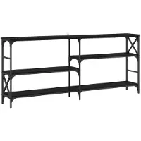 vidaXL Table console métal PB