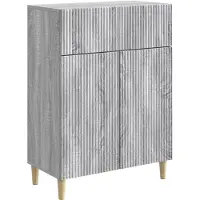 vidaXL Buffet Sonoma gris 66 x 34,5 x 90 cm en aggloméré