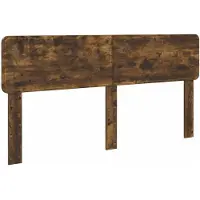 vidaXL : Tête de lit en bois composite imitation chêne fumé
